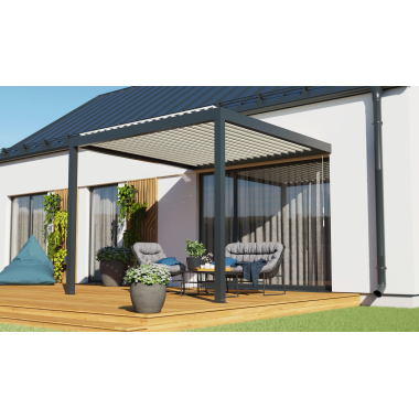 Pergola LUPUS murale manuelle