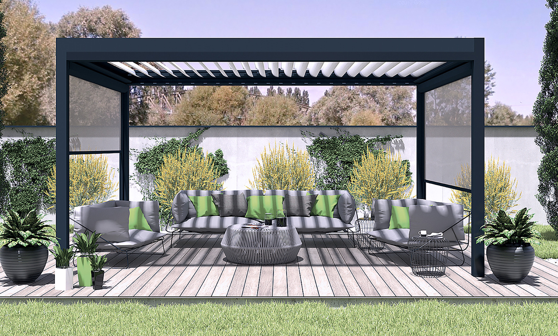 Pergolas bioclimatiques