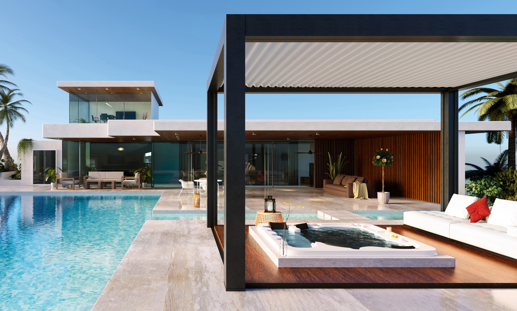Pergolas bioclimatiques